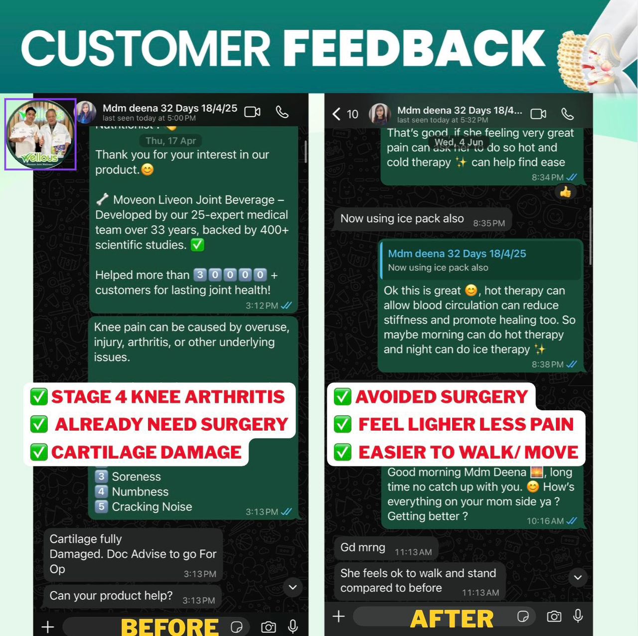 Real customer message proof 6