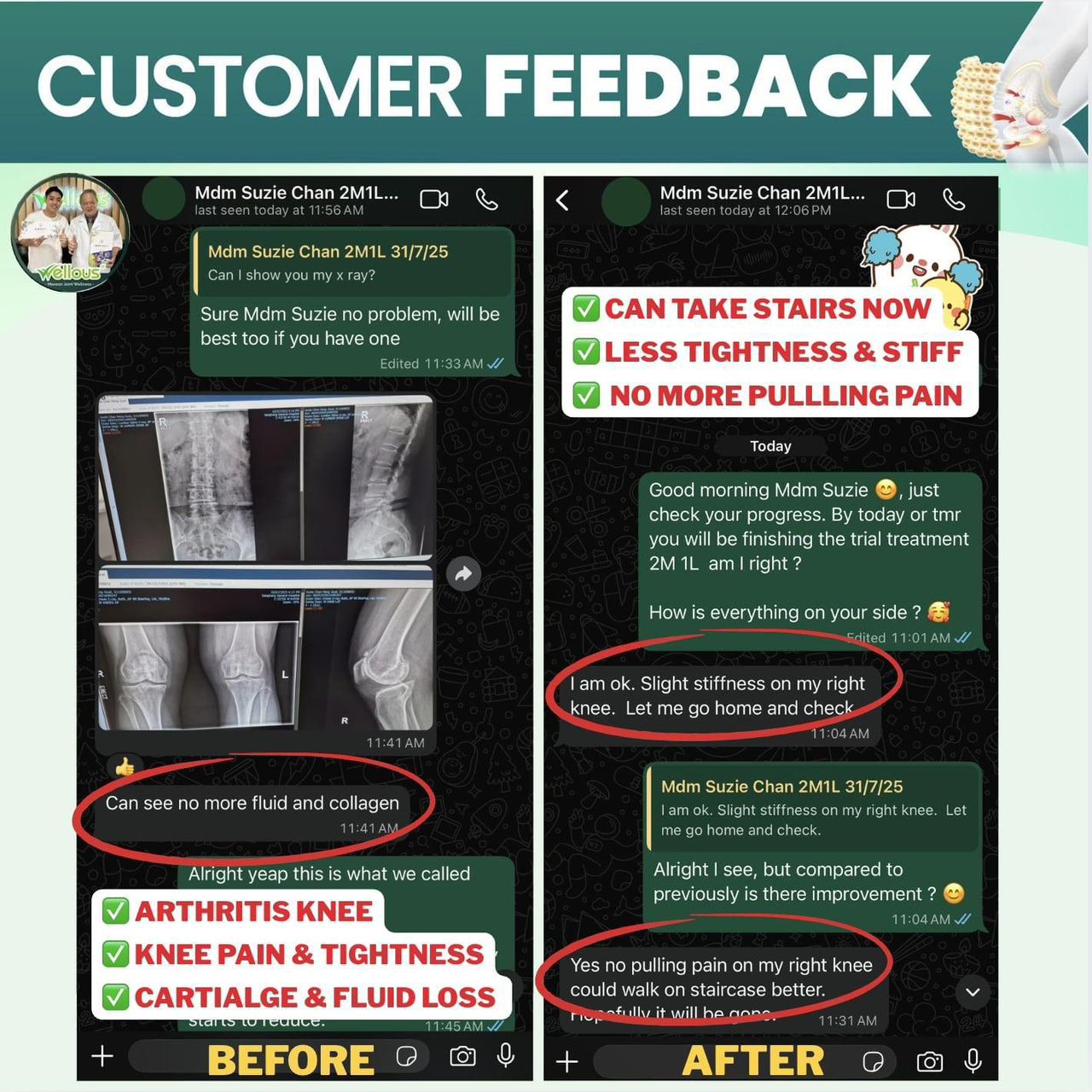 Real customer message proof 1