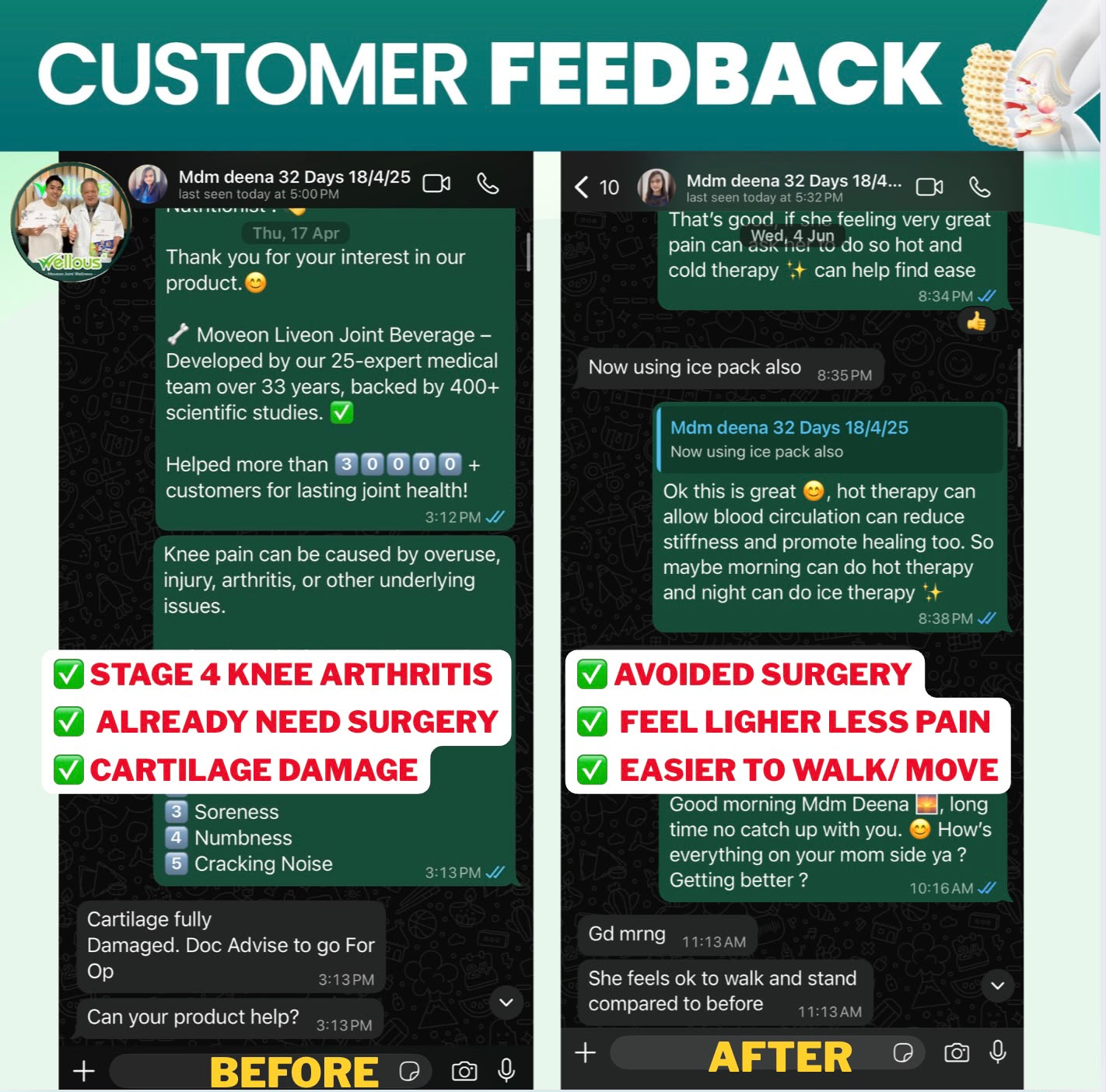 Real customer message proof 6
